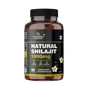 ORGANIBAL Natural Pure Gold Shilajit 60 Capsules