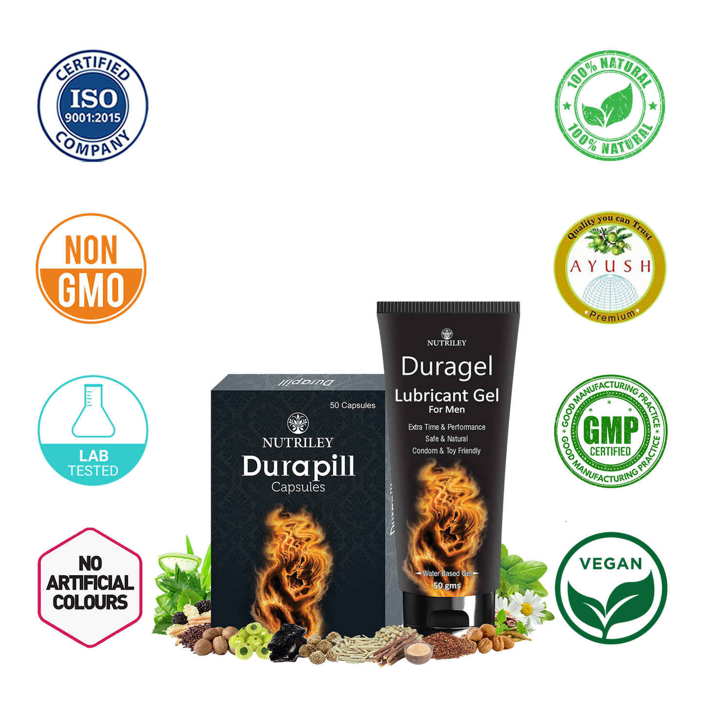 Nutriley Durapill - Sexual Wellness Capsules (50 Capsules)