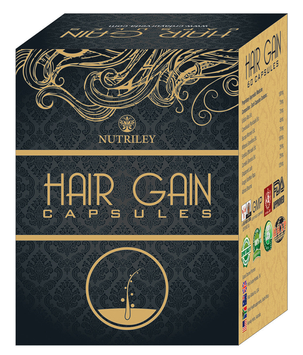 Nutriley Hair Gain - Hair Regeneration Capsules (60 Capsules)