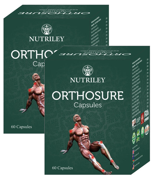 Nutriley Orthosure - Joint Pain / Arthritis (60 Capsules) Pack of 2