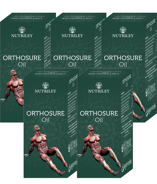 CRD Ayurveda Orthosure Oil - Joint Pain / Arthritis Oil (30ML) - Pack of 5