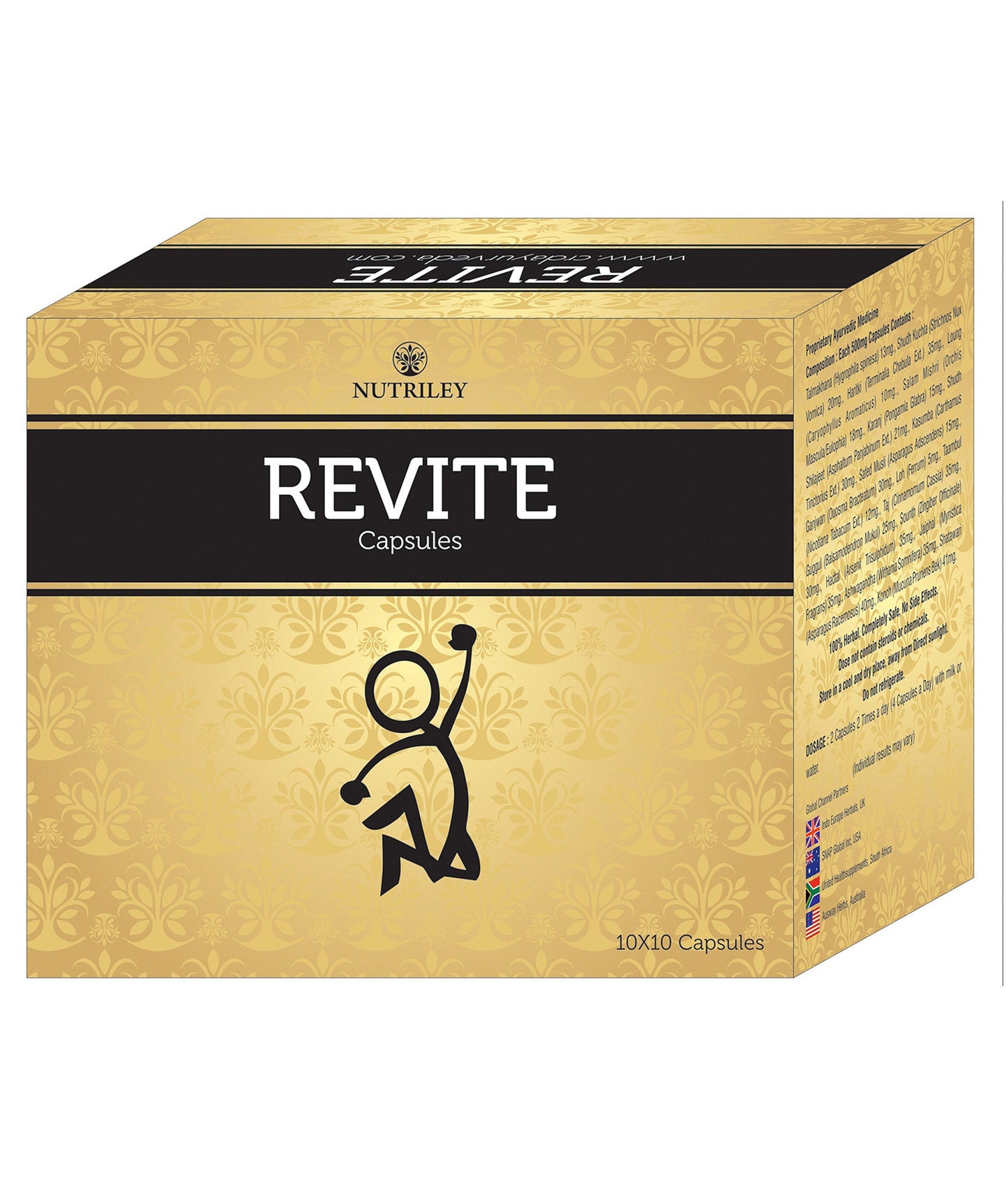 CRD Ayurveda Revite - General Wellness & Immunity Capsules (100 Capsules)